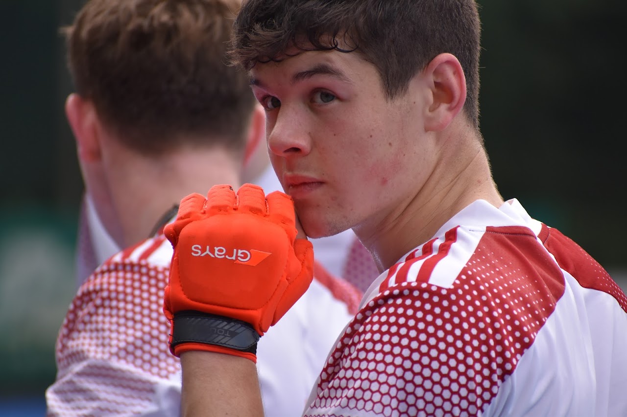 Liam Barker in action